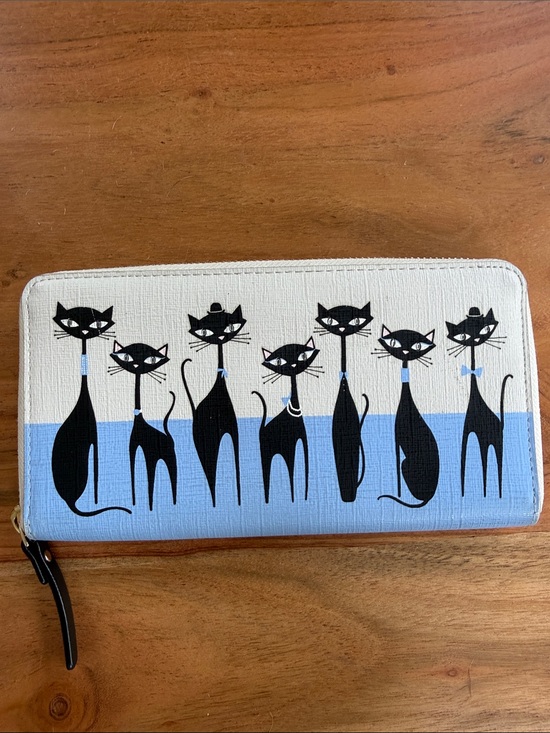 kate spade Handbags - NWOT Kate Spade New York "Jazz Things Up" Cats Lacey Wallet [rare]